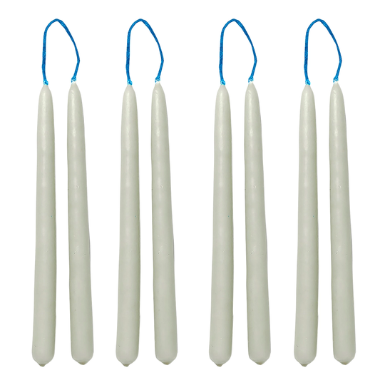 ferm LIVING Dipped kynttilä, 8 kpl, 1,2 cm, salvia