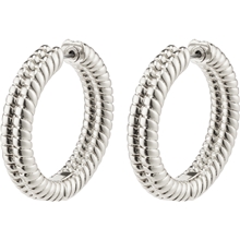 14214-6023 Belief Chunky Snake Chain Hoops 1 set