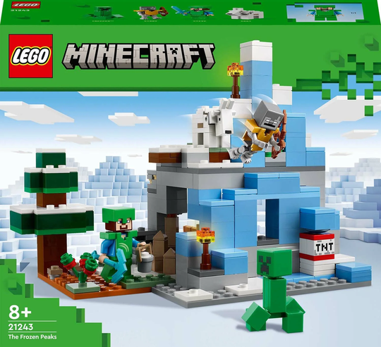 LEGO Minecraft 21243 Jään Peittämät Huiput