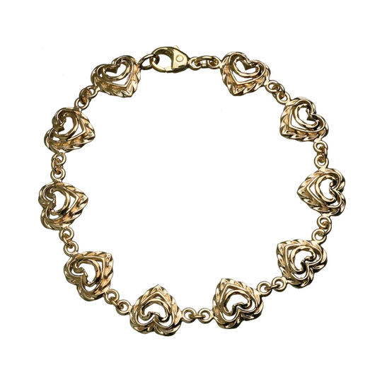 Kalevala Talon sydän rannekoru, 14K kulta, Originals