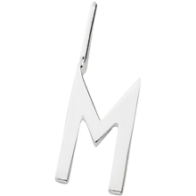 Design Letters Archetype Charm 10 mm Silver A-Z M