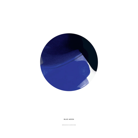 Paper Collective Blue Moon juliste 50x70 cm