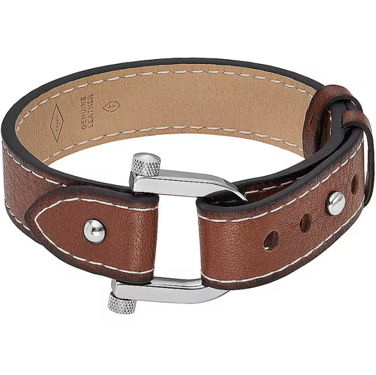 Fossil Heritage Mens Nahka Rannekoru JF04397040