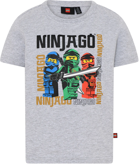 Lego Wear T-paita, Grey melange, Koko 128