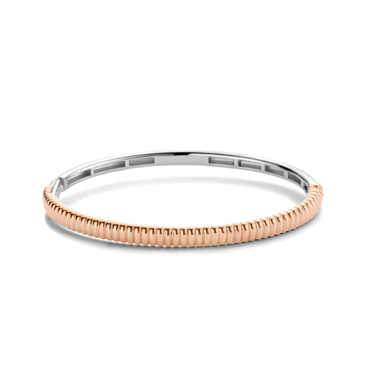 TI SENTO Milano, rannekoru, hopeaa ja ruusukullattua hopeaa, 2956SR
