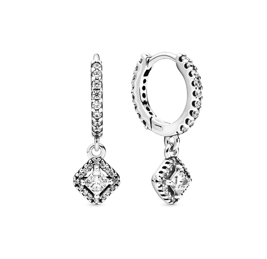 Pandora Square Sparkle -korvakorut 298503C01