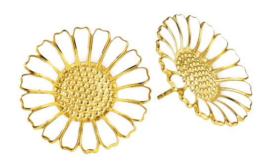 Lund Copenhagen Daisy Kullattu Hopea Korvakorut 909025-4-M