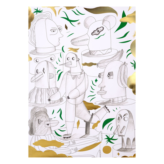 The Wrong Shop Animaloteque juliste, 47,5 x 67,5 cm