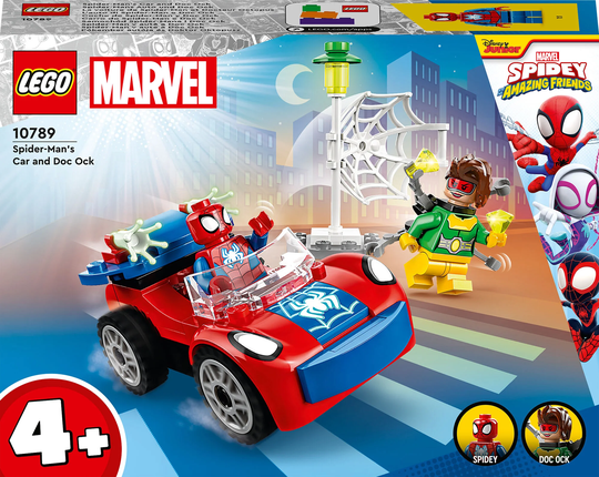 LEGO DUPLO Spidey 10789 Spider-Manin auto ja Tohtori Mustekala