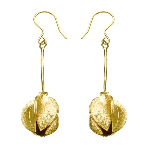 Kalevala Lumikukka korvakorut, pronssi, Modern, 3682141K