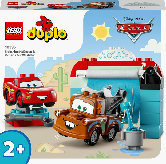 LEGO DUPLO Disney 10996 Salama McQueenin Ja Martin Hauska Autopesu
