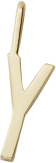 Design Letters Kirjainriipus 10mm Y, Gold