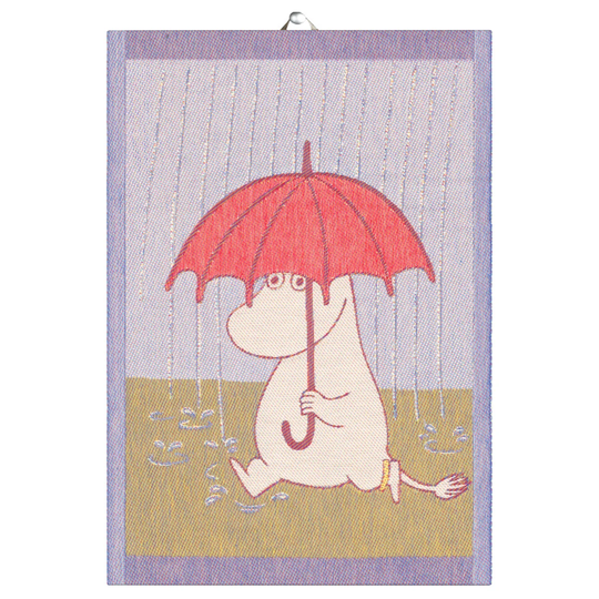 Ekelund Linneväveri Muumi keittiöpyyhe 35x50 cm Rain