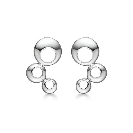 Støvring Design Rodiumpinnoitettu Hopea Korvakorut 10223589