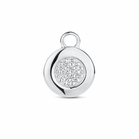 Spirit Icons Gaia Drop 14 Karaatin Valkokulta Riipus Korvakoruun Ja Timantteja 0,042 Carat W/vs S64037