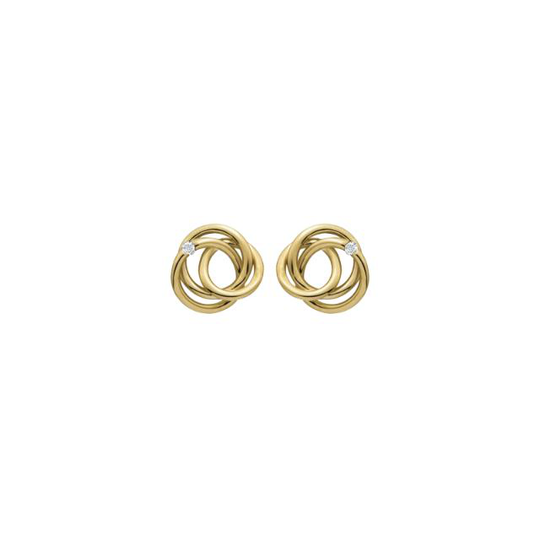 Nordahl Andersen 14 Karaatin Kulta Korvakorut Ja Timantteja 0,02 Carat W/si 318024BR5