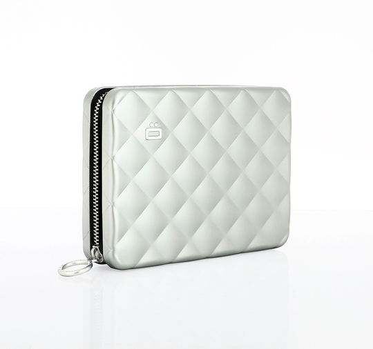 Ögon Designs Quilted Passport-lompakko QP_SILVER