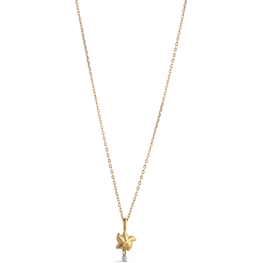 Enamel Starfish Kullattu Hopea Kaulakoru N90GM