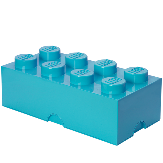 Room Copenhagen Lego Storage Brick 8 säilytyslaatikko, azur