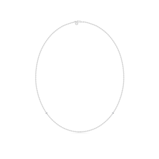 Julie Sandlau Sterlinghopea Kaulakoru Ja Zirkonia NECKLACERHCZ60