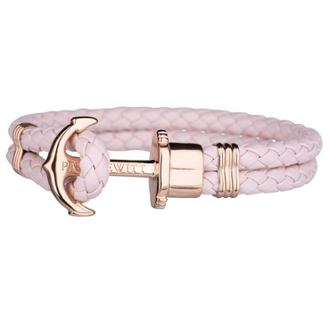 Paul Hewitt Leather Phrep Anchor Pink Rose Gold -rannekoru (XL) PH-PH-L-R-Pr-XL