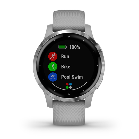 Garmin Vivoactive 4S Powder Gray / Silver 010-02172-02