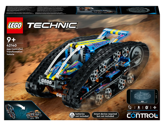 LEGO Technic 42140 Sovelluksella Ohjattava Muuntautumiskykyinen Auto