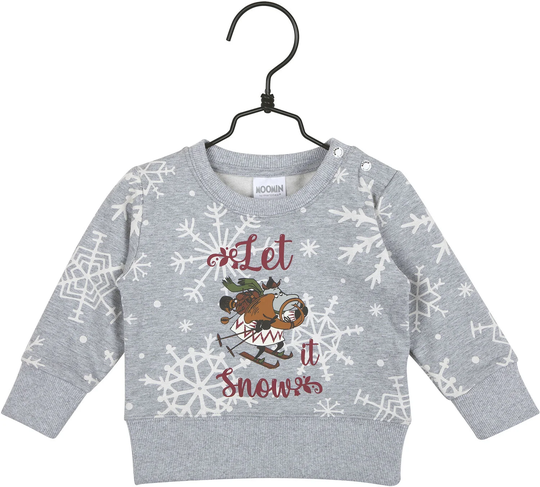 Muumi Snow Paita, Grey, 98-104