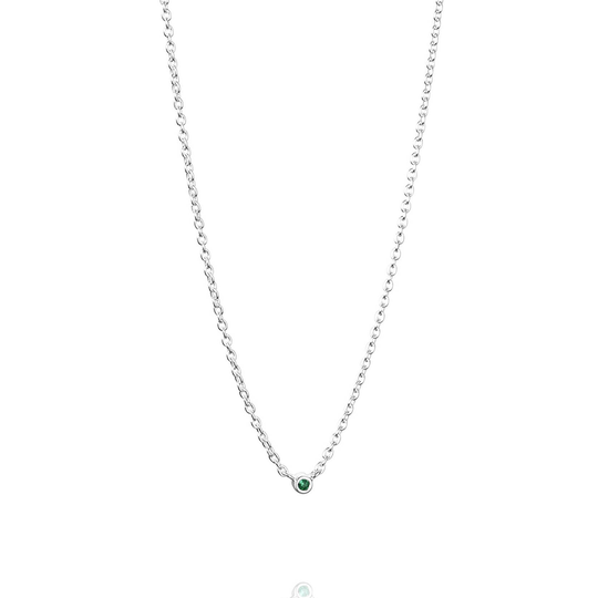 Efva Attling Micro Blink Emerald -kaulakoru 10-100-01897