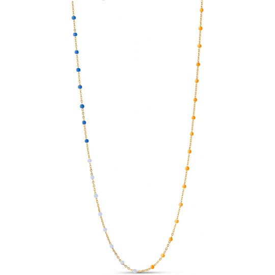 Enamel Lola Breezy Kullattu Hopea Kaulakoru N55G-BREEZY