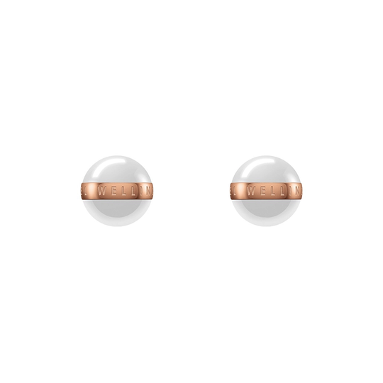Daniel Wellington Aspiration Rose Gold Satin White -korvakorut DW00400152