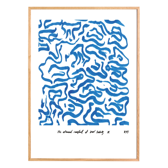 Paper Collective Comfort - Blue juliste