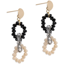 PEARLS FOR GIRLS Happy Chain Grey Earring 1 set