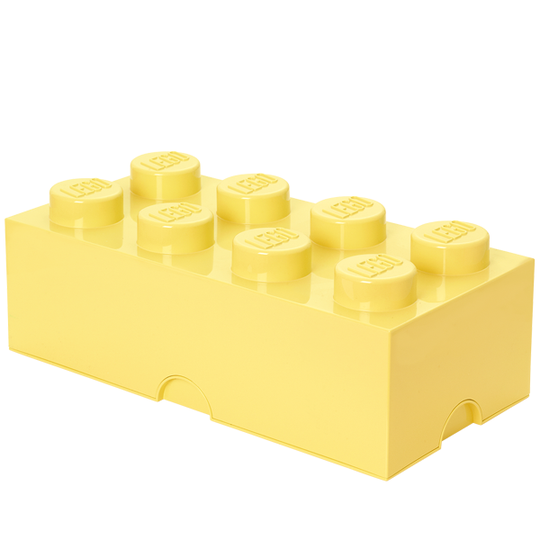 Room Copenhagen Lego Storage Brick 8 säilytyslaatikko, pastellinkeltainen