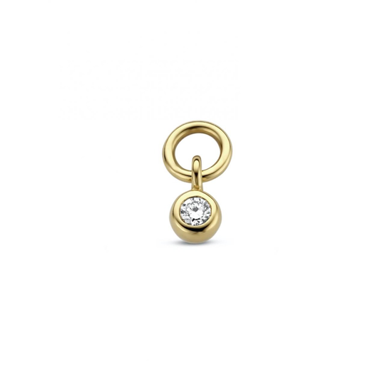 Spirit Icons Imagine 14 Karaatin Kulta Riipus Korvakoruun Ja Timantti 0,02 Carat W/vs S64006
