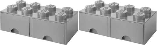 LEGO Säilytyslaatikot, Harmaa