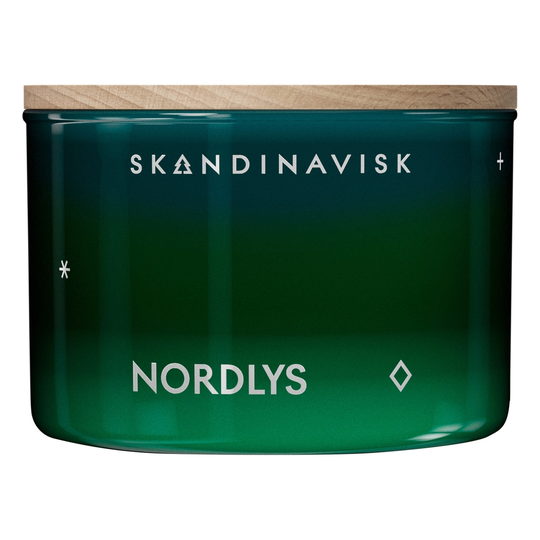 Skandinavisk Tuoksukynttilä kannella, NORDLYS, 90 g