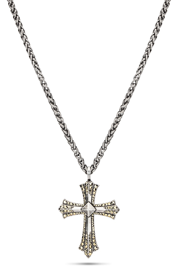Police Antique Cross -ristikaulakoru PEJGN2112821