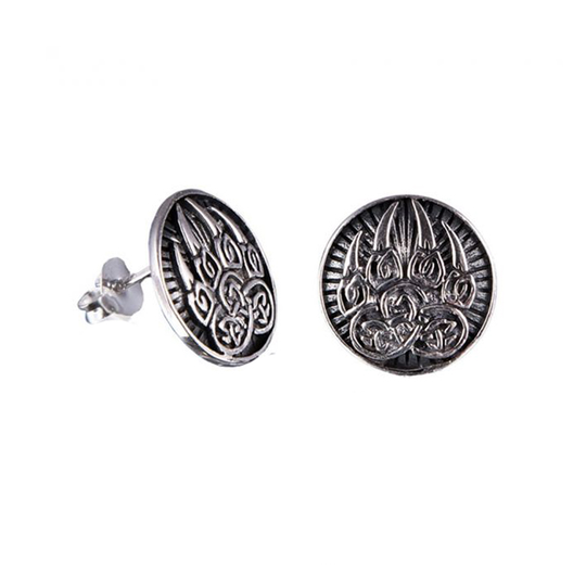 Northern Viking Jewelry Karhun Käpälä korvakorut NVJKK031