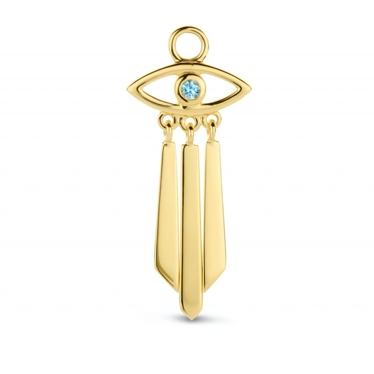 Spirit Icons Horus Drop 14 Karaatin Kulta Riipus Korvakoruun Ja Topaasi S64086