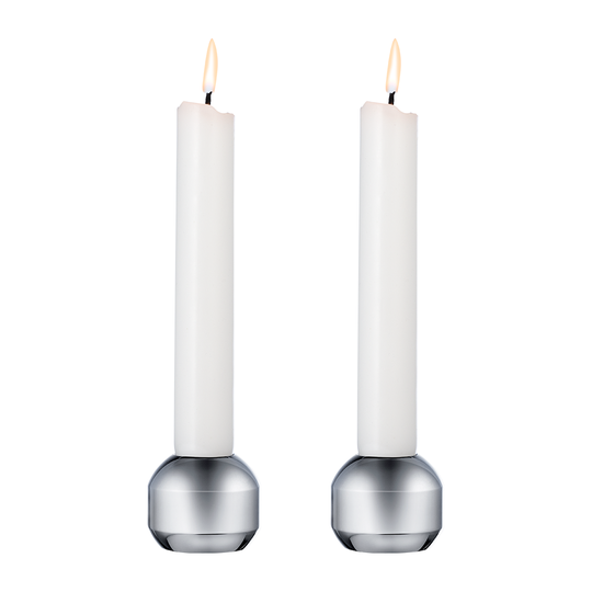 LIND DNA Silhouette kynttilänjalka 34 2-pakkaus Chrome