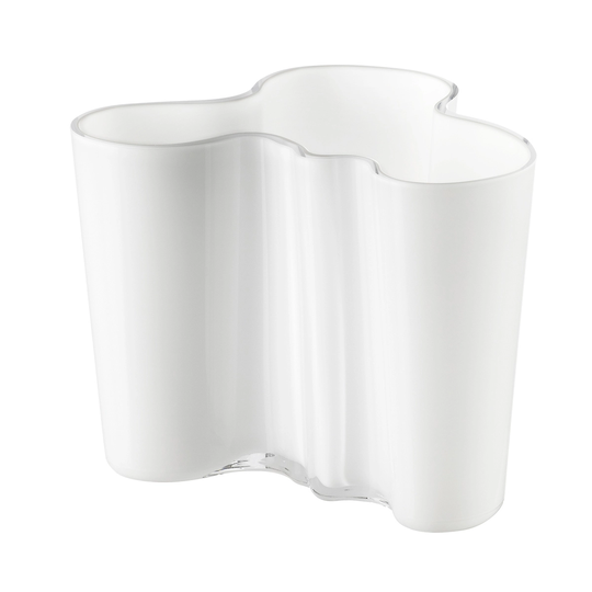 Iittala Aalto maljakko 120 mm, valkoinen