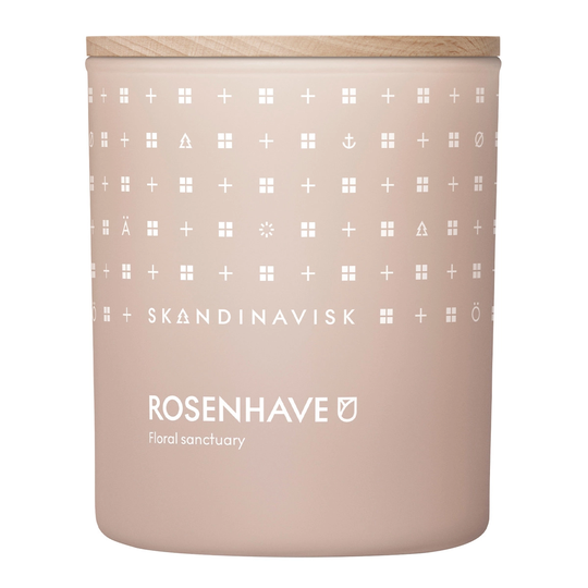 Skandinavisk Tuoksukynttilä kannella, ROSENHAVE, iso