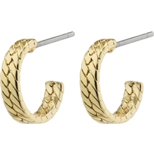 63221-2003 JOANNA Snake Chain Hoop Earrings 1 set