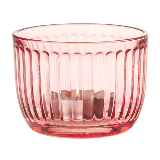 Iittala Raami kynttilälyhty, lohenpunainen