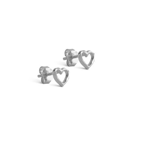 Enamel Organic Heart Sterlinghopea Korvakorut E301SM