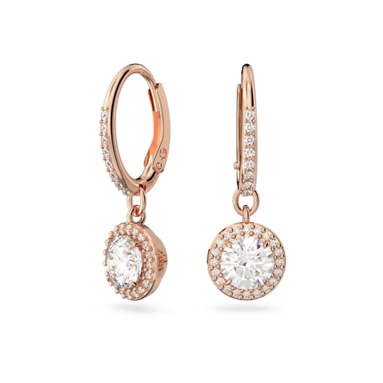 Swarovski Constella rengaskorvakorut helalla, ruusukullan väri