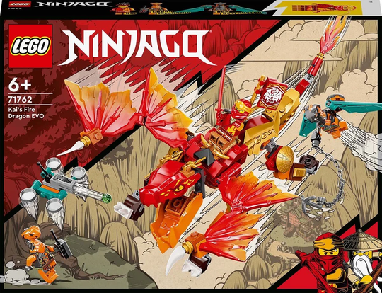 LEGO NINJAGO 71762 Evoluutio: Kain Tulilohikäärme