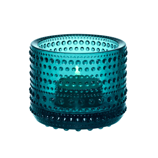 Iittala Kastehelmi kynttilälyhty 64 mm, merensininen