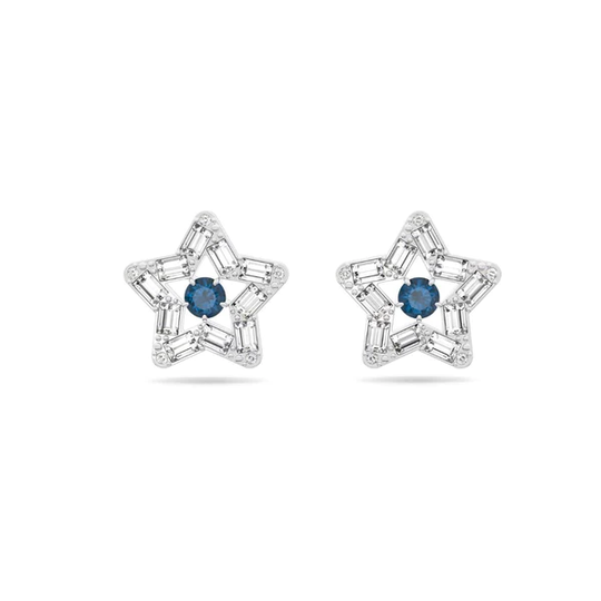 Swarovski Stella korvakorut, siniset kivet